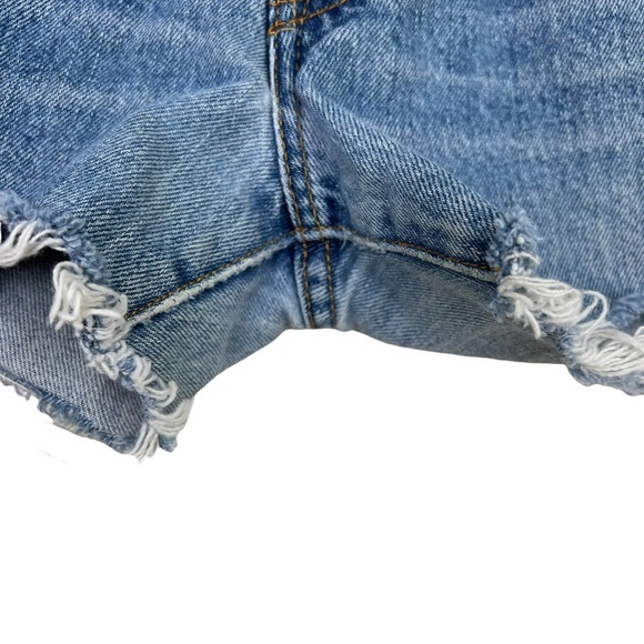 Levi's 501 Denim Cutoff Shorts Vintage with Button Fly Size 34 - Picture 10 of 11